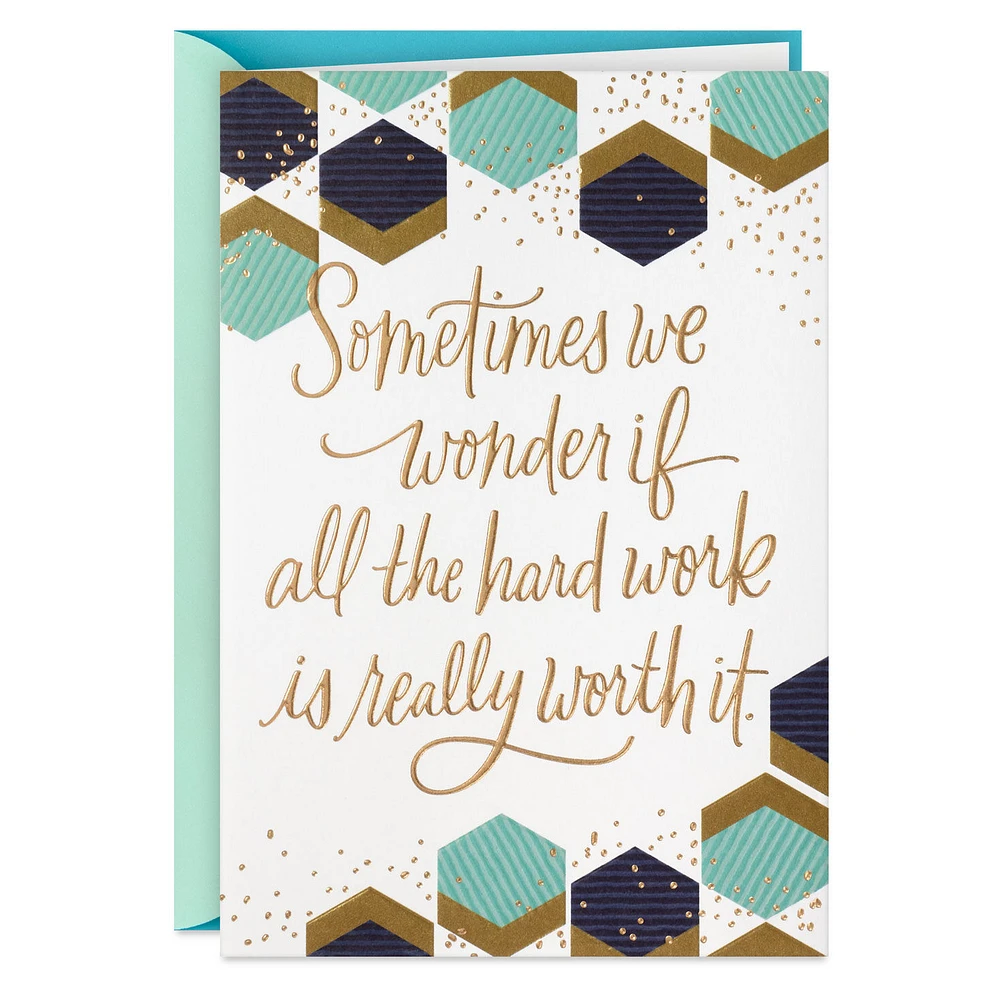 The Hard Work Was Worth It Congratulations Card for only USD 4.29 | Hallmark