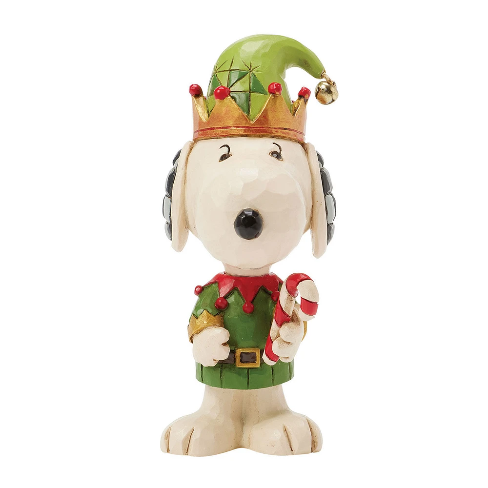 Jim Shore Peanuts Snoopy Christmas Elf Mini Figurine, 3.75" for only USD 29.99 | Hallmark