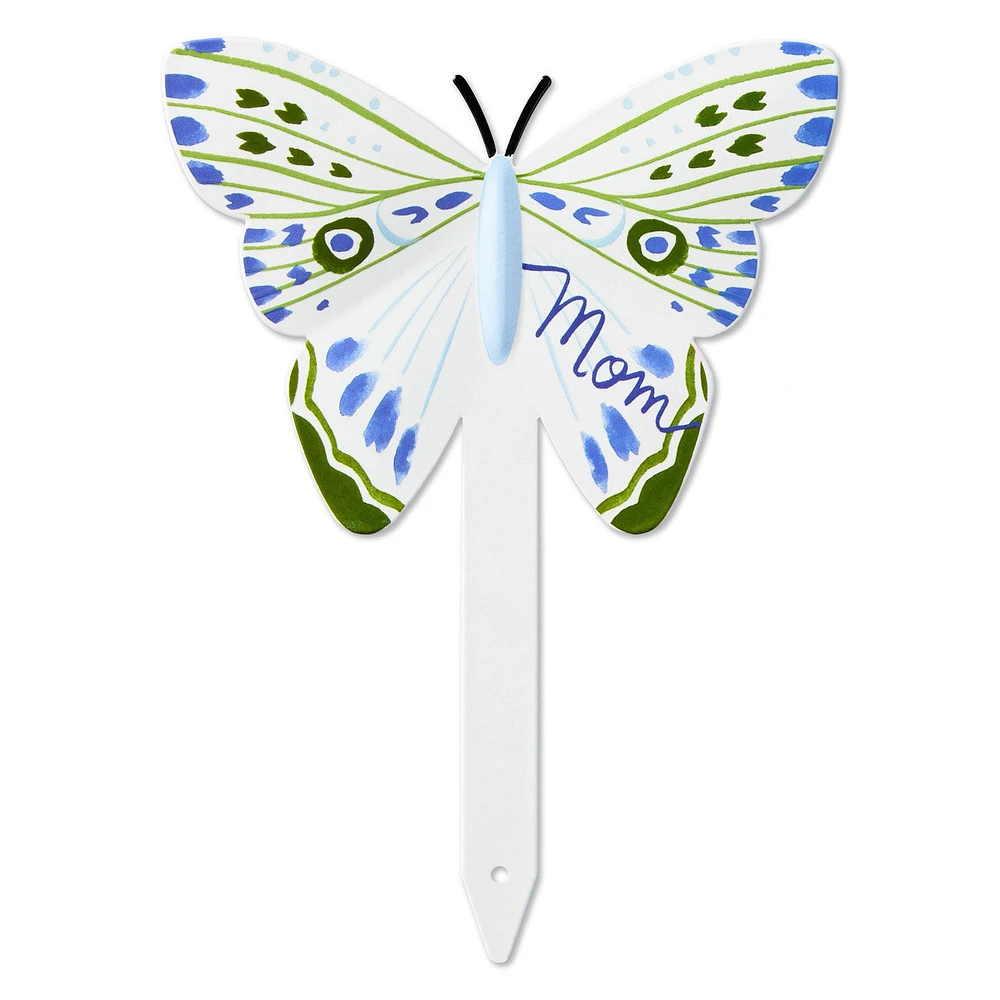 Mom Blue and Green Butterfly Garden Stake, 6.5" for only USD 13.99 | Hallmark
