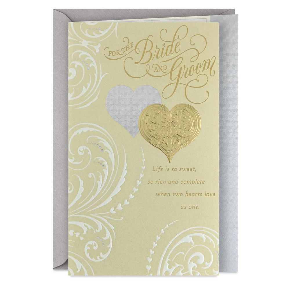 When Two Hearts Love as One Wedding Card from Us for only USD 5.99 | Hallmark