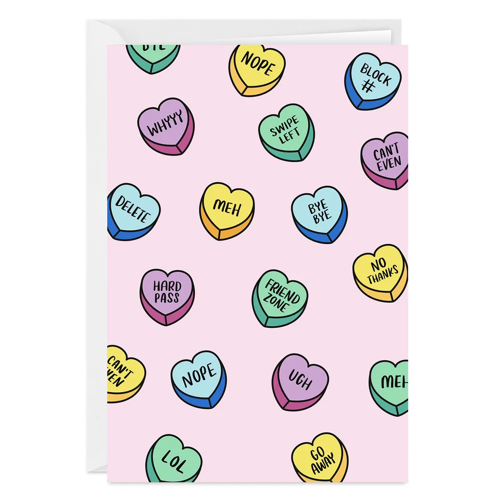 Candy Hearts Funny Custom Valentine's Day Card for only USD 4.99 | Hallmark