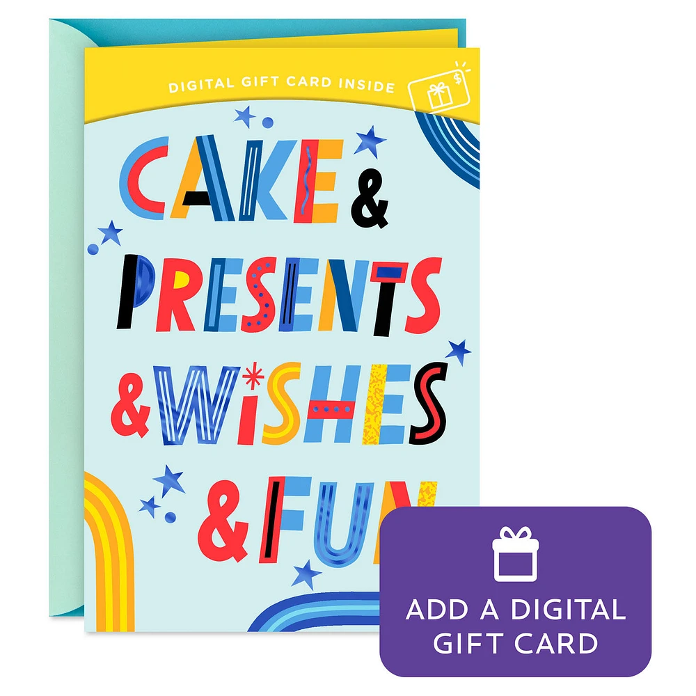 All the Things, All for You Gift Card Greeting Birthday Card for Kids for only USD 4.99 | Hallmark