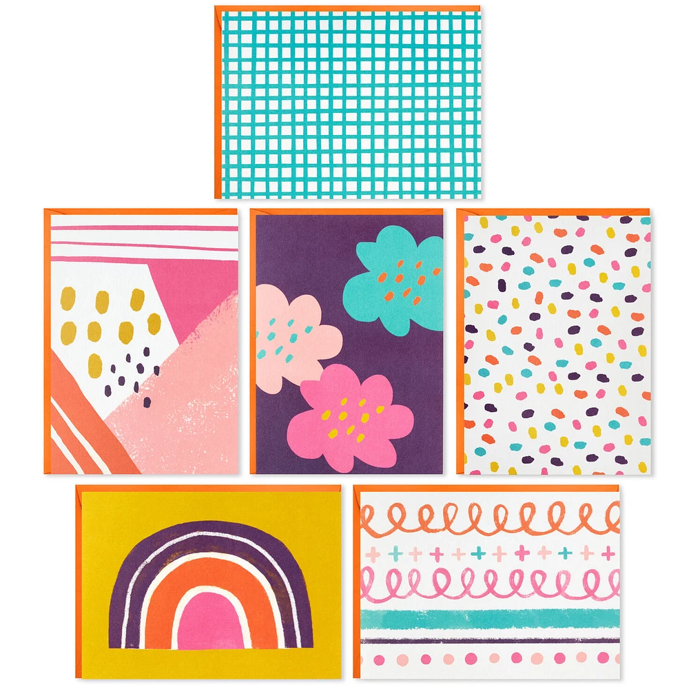 Abstract Doodles and Dots Boxed Blank Note Cards, Pack of 48 for only USD 12.99 | Hallmark