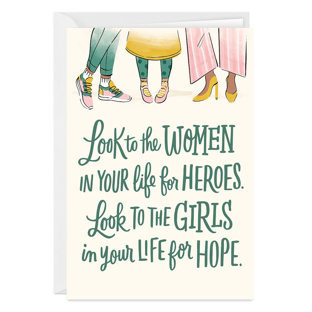 Women Heroes and Hope Custom Encouragement Card for only USD 4.99 | Hallmark