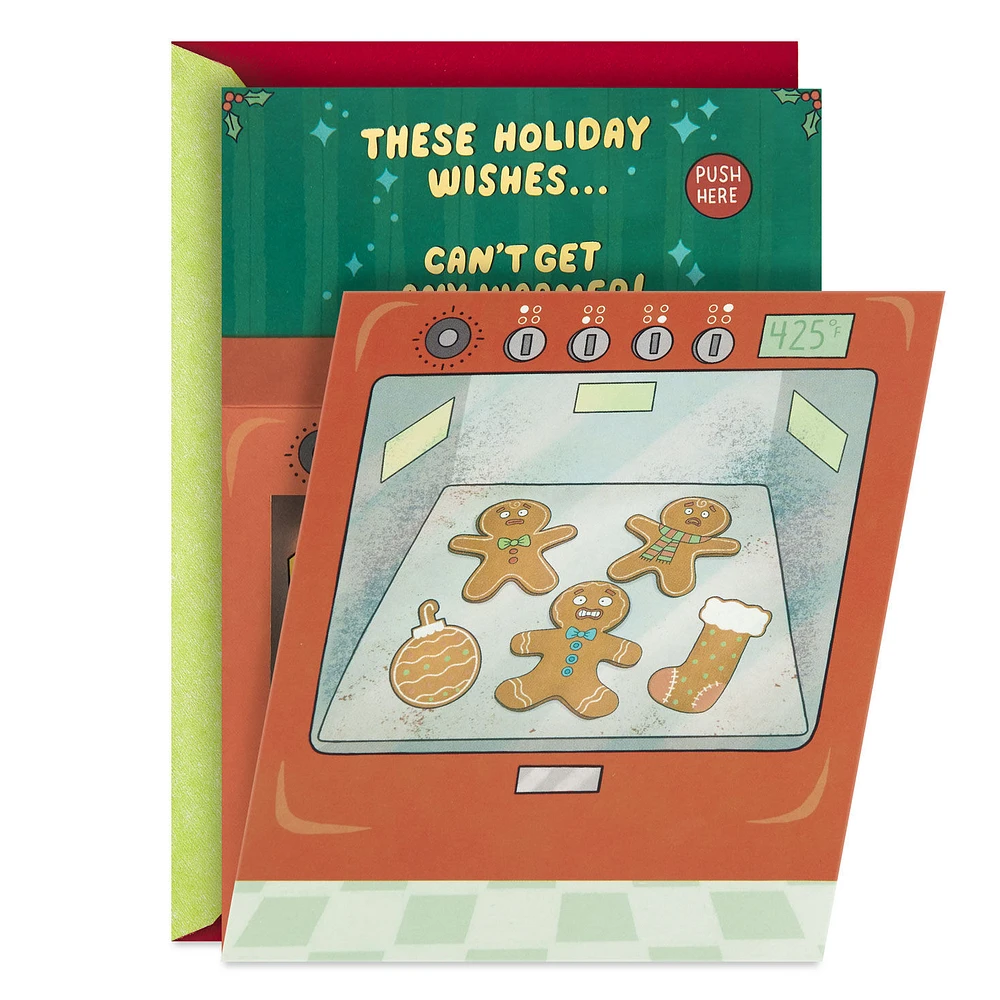 Warm Holiday Wishes Funny Musical Pop-Up Christmas Card With Light for only USD 8.99 | Hallmark