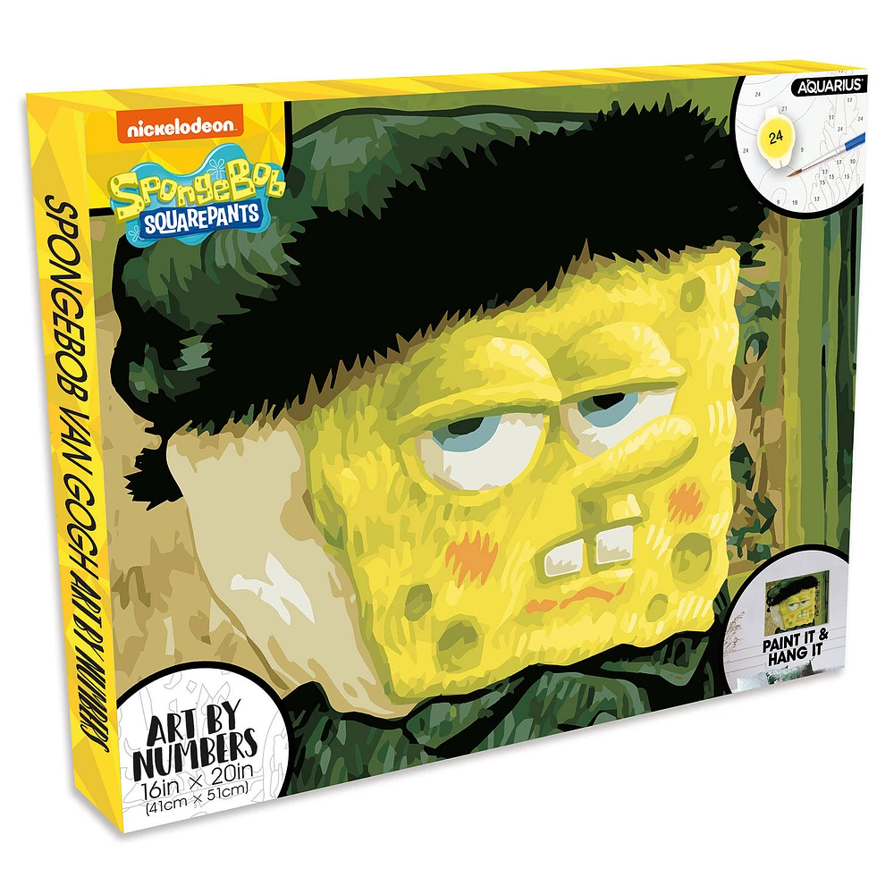 Aquarius SpongeBob SquarePants Van Gogh Art By Numbers Painting Kit for only USD 29.99 | Hallmark