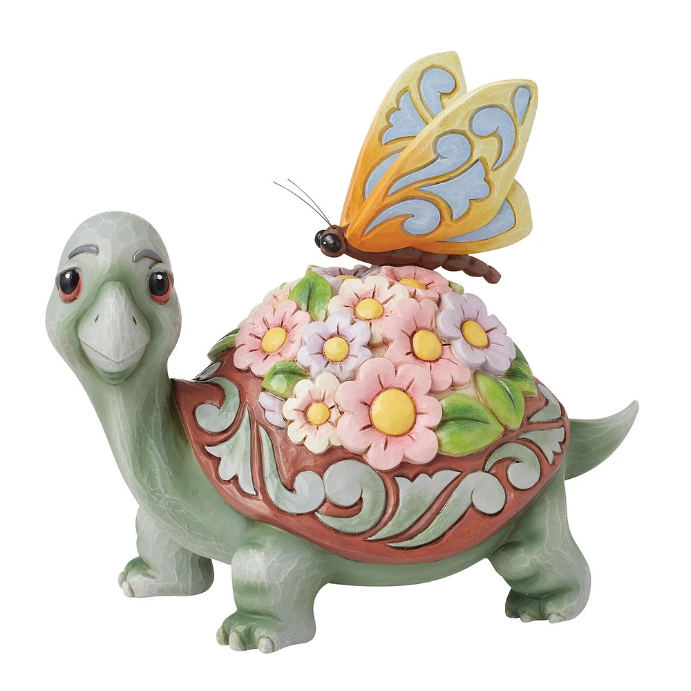 Jim Shore Turtle With Butterfly Figurine, 7.2" for only USD 74.99 | Hallmark