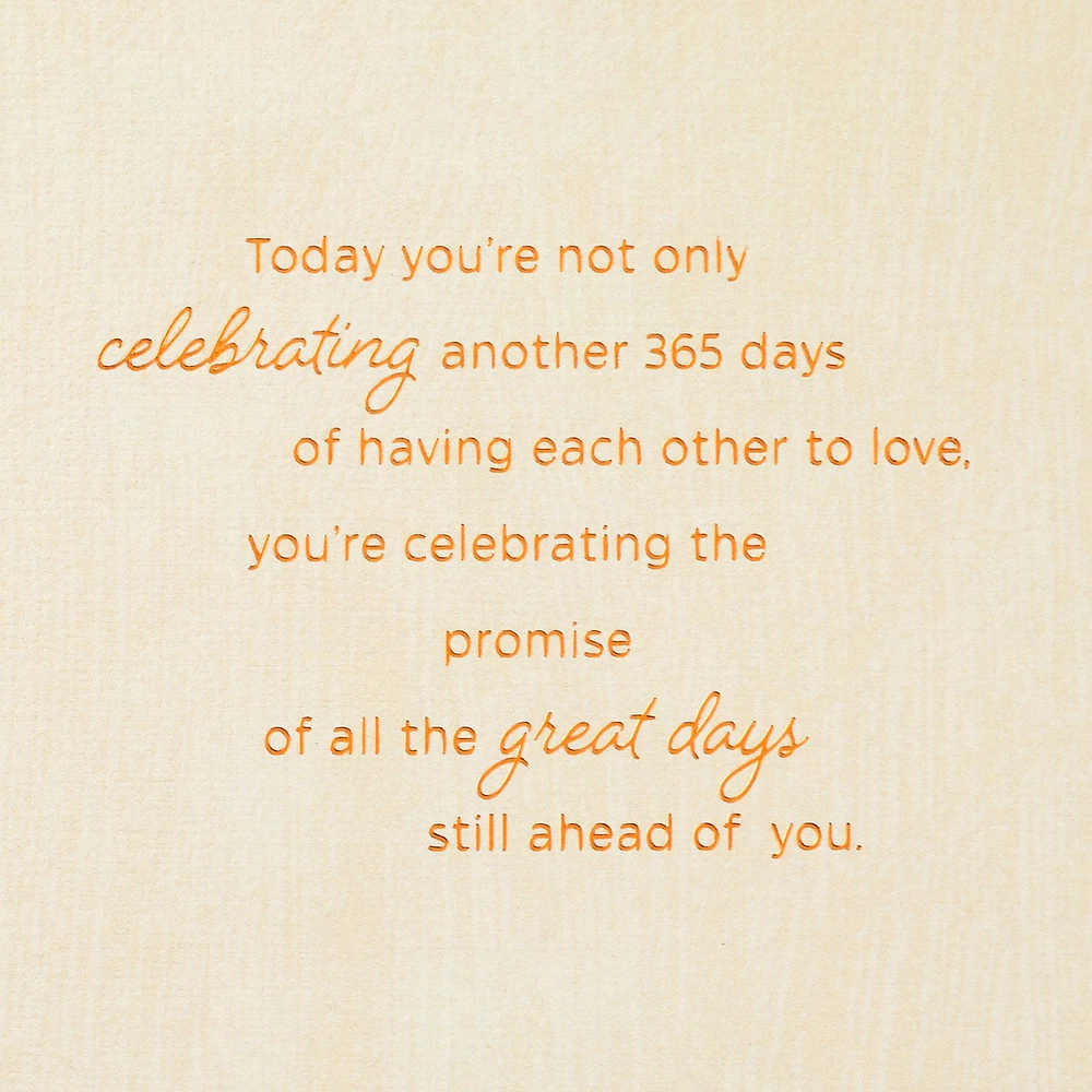 All the Celebrating Anniversary Card for Son and Spouse for only USD 4.99 | Hallmark