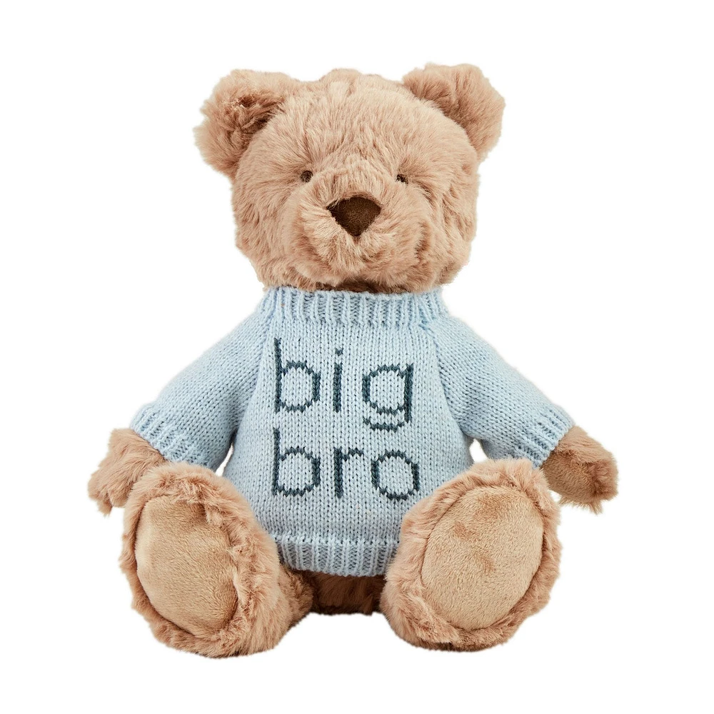 Mud Pie Big Bro Bear Plush, 11" for only USD 23.00 | Hallmark