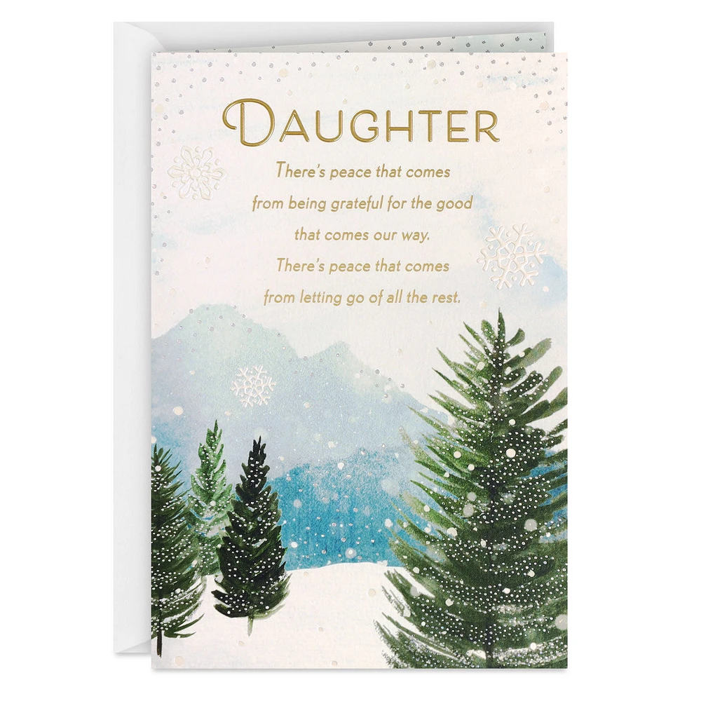 Peace and Love Christmas Card for Daughter for only USD 5.59 | Hallmark