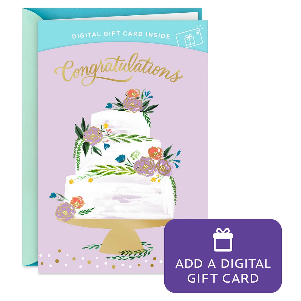 A Lifetime of Dreams Come True Gift Card Greeting Wedding Card for only USD 4.99 | Hallmark