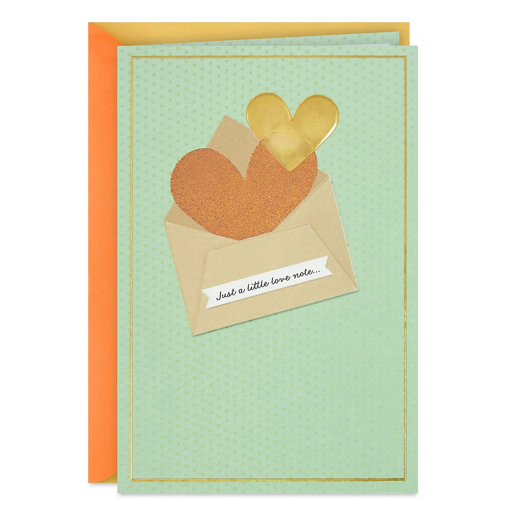 Just a Little Love Note Romantic Love Card for only USD 5.99 | Hallmark