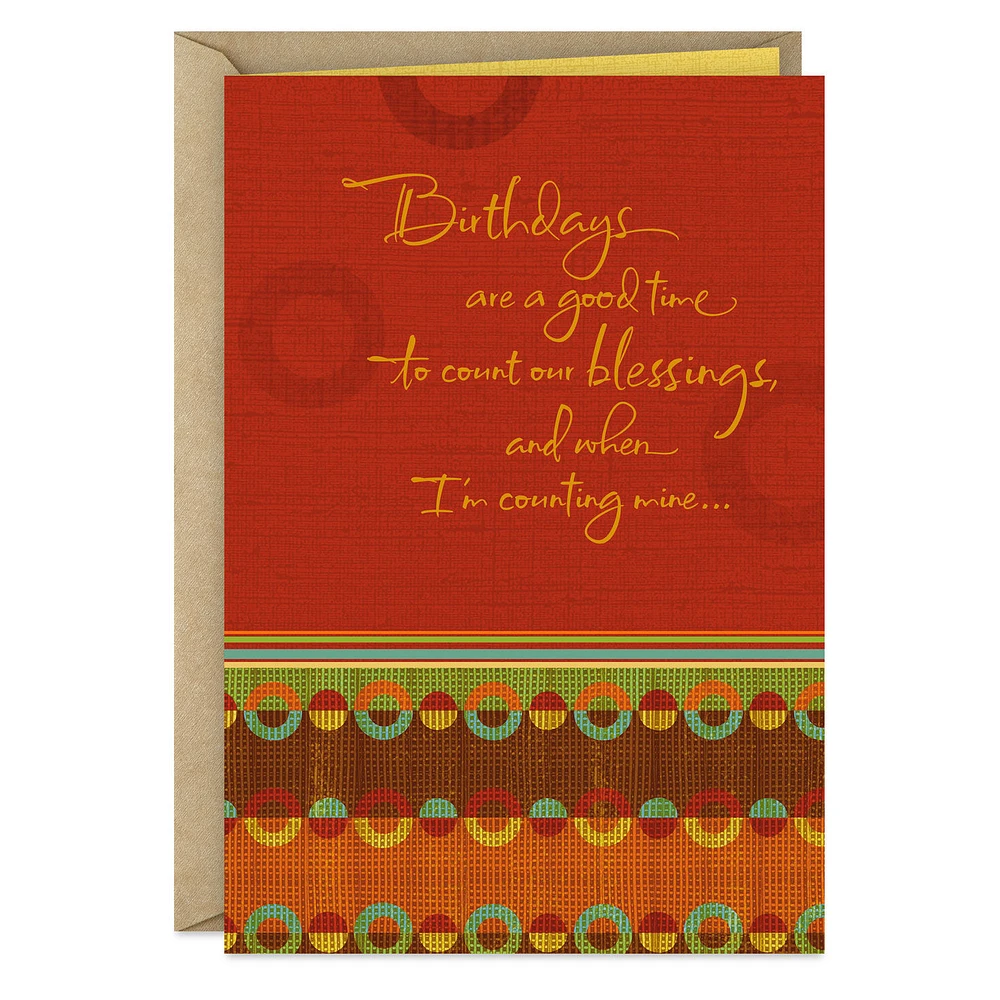You're a Blessing to Me Birthday Card for only USD 0.99 | Hallmark