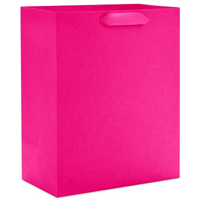 9.6" Solid Hot Pink Medium Gift Bag for only USD 3.49 | Hallmark