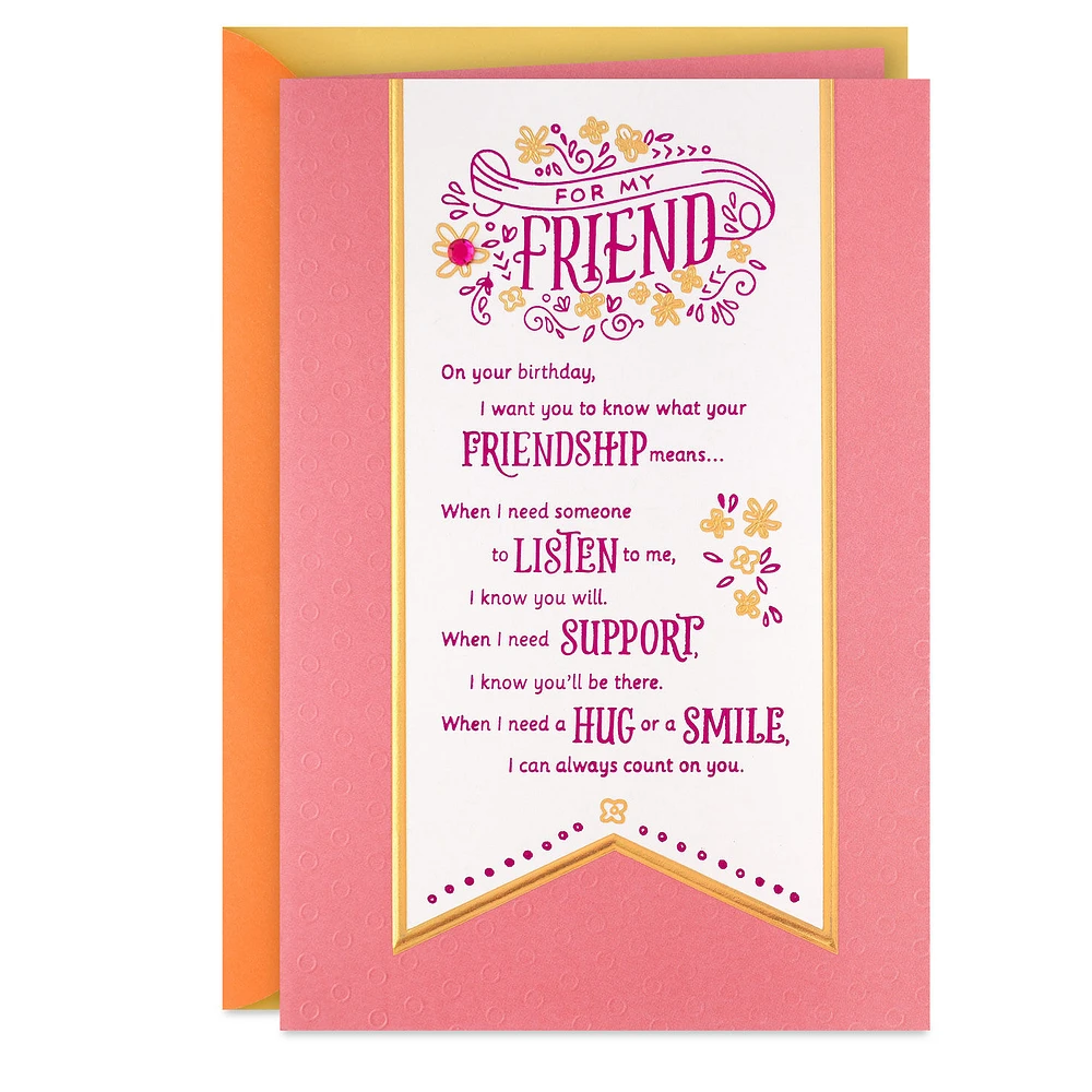 Thank You for Being in My Life Birthday Card for Friend for only USD 5.59 | Hallmark