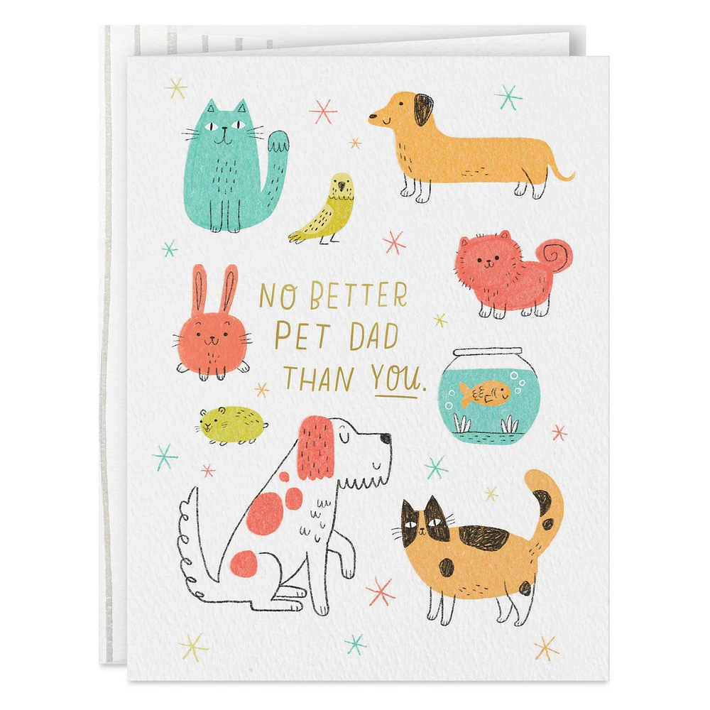 No Better Pet Dad than You Father's Day Card for only USD 3.99 | Hallmark