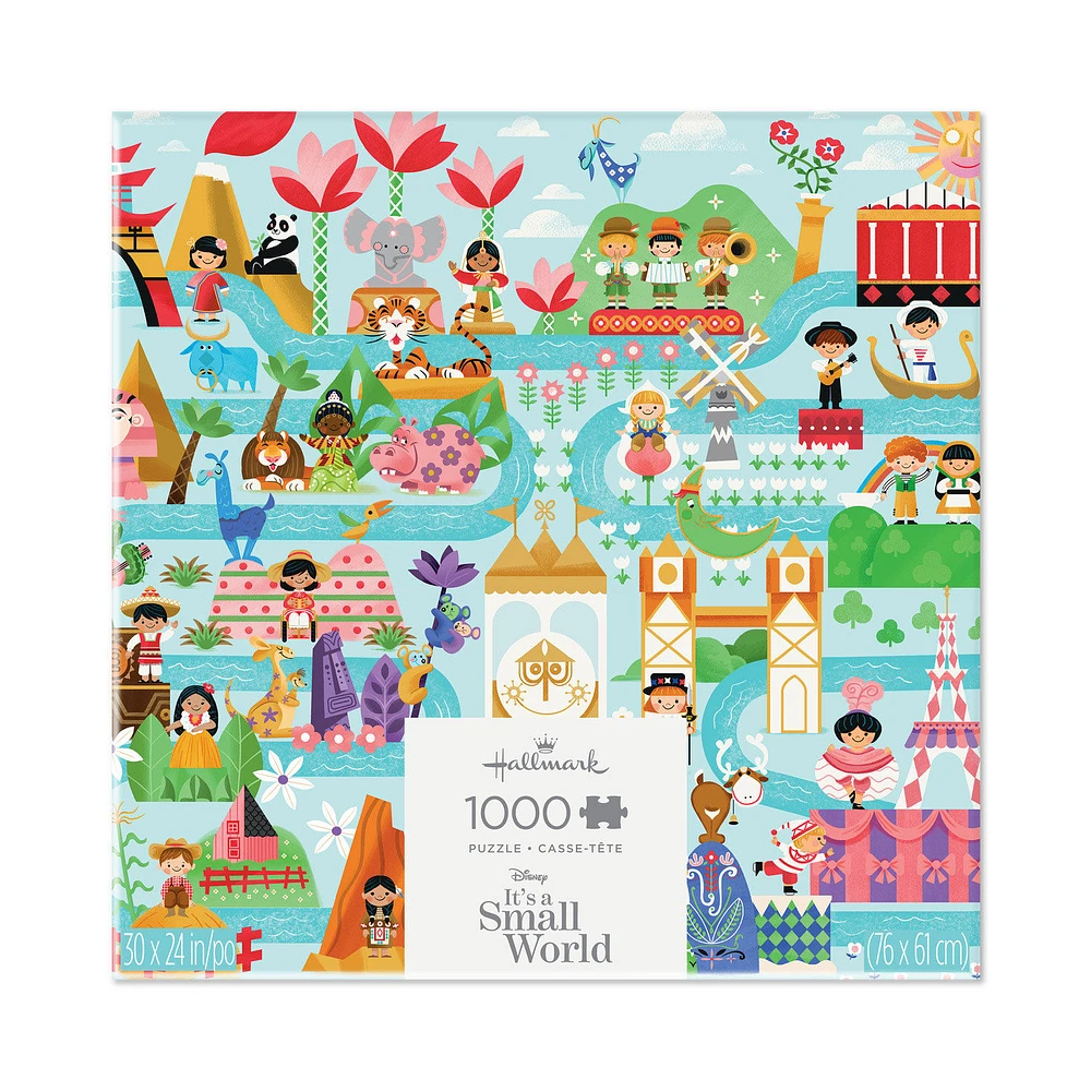 Disney It's a Small World Map 1000-Piece Jigsaw Puzzle for only USD 24.99 | Hallmark