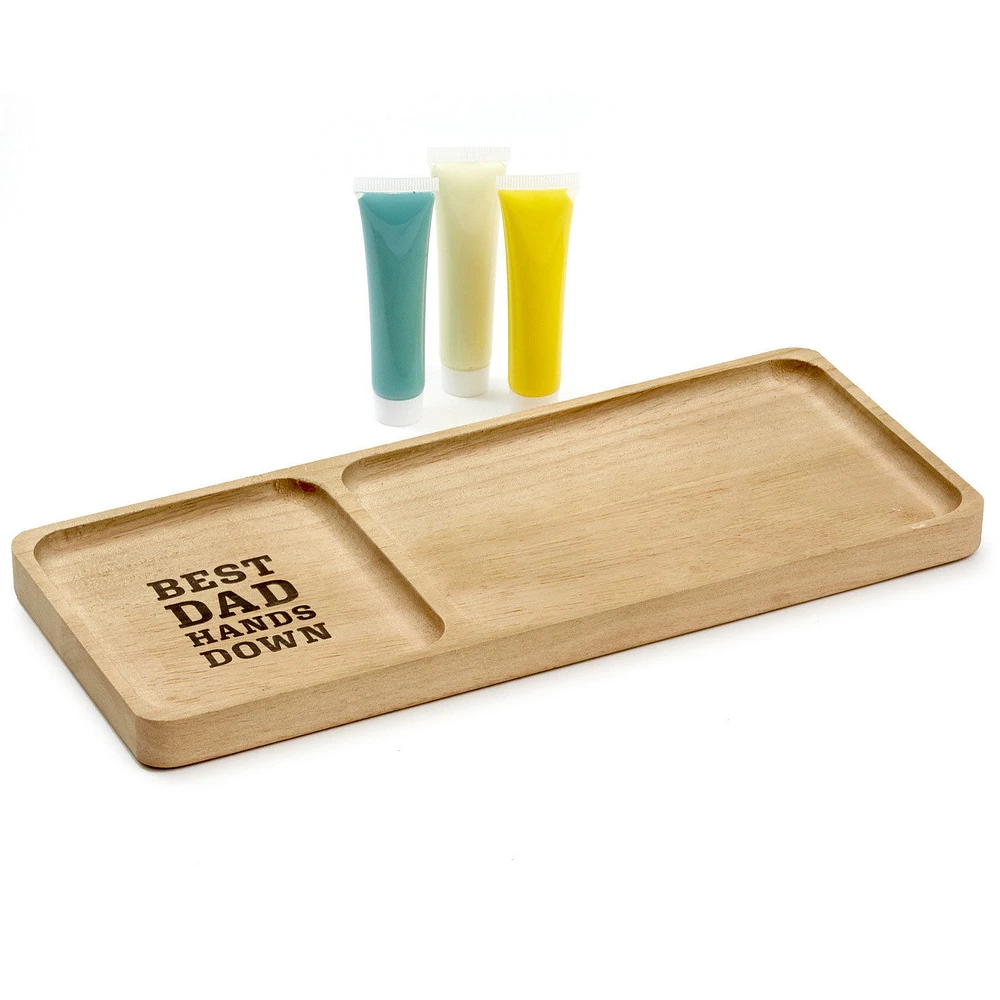 Best Dad Hands Down Trinket Tray Handprint Kit, 12x5 for only USD 24.99 | Hallmark