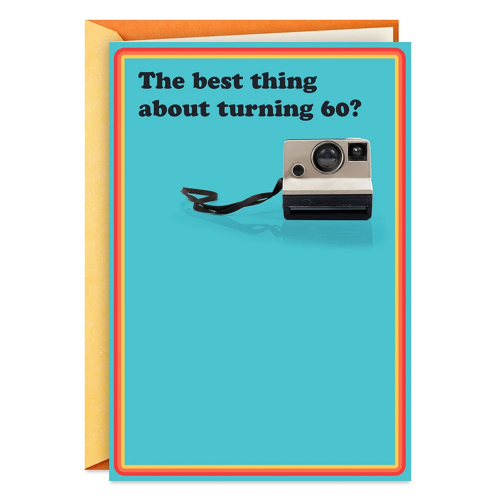 Retro Camera Funny 60th Birthday Card for only USD 4.49 | Hallmark