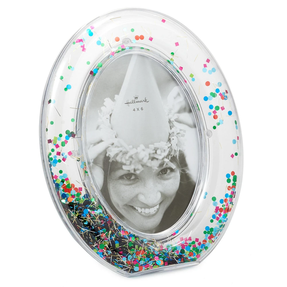 Oval Confetti-Filled Picture Frame, 4x6 for only USD 24.99 | Hallmark