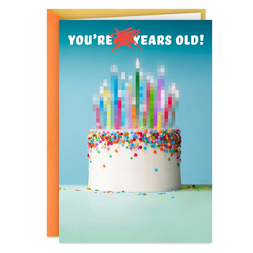 Censored Age Funny Birthday Card for only USD 2.99 | Hallmark