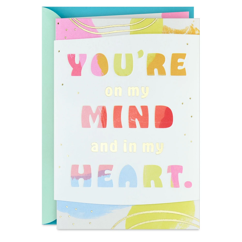You're on My Mind and in My Heart Thinking of You Card for only USD 5.59 | Hallmark