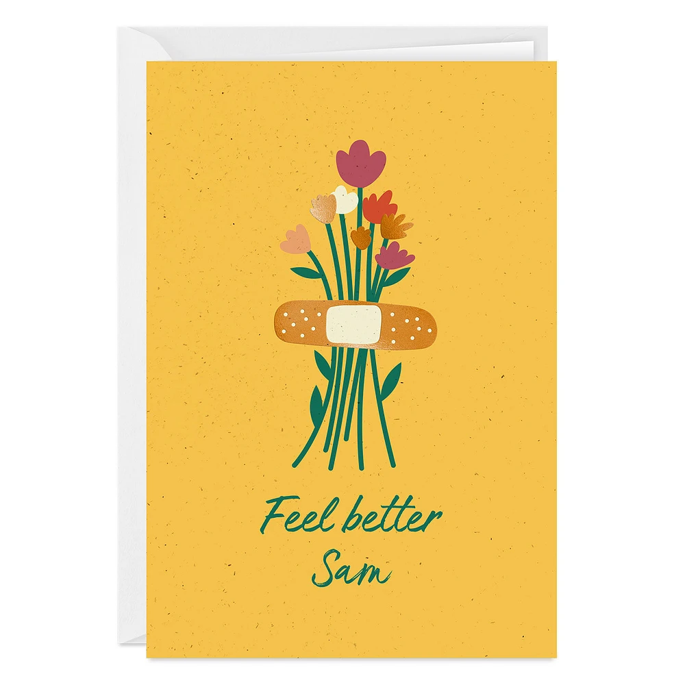 Feel Better Flower Bouquet Custom Get Well Card for only USD 4.99 | Hallmark