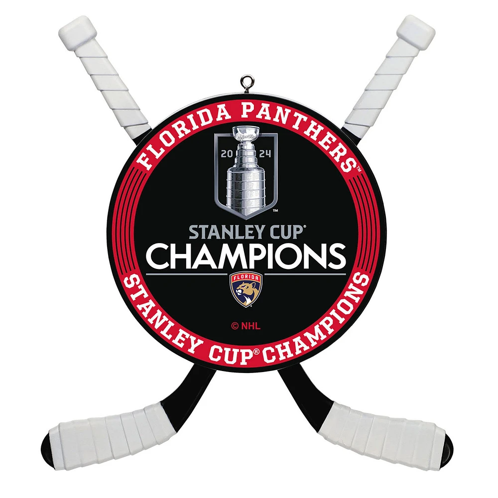 NHL Florida Panthers™ 2024 Stanley Cup® Champions Hockey Ornament for only USD 12.49 | Hallmark