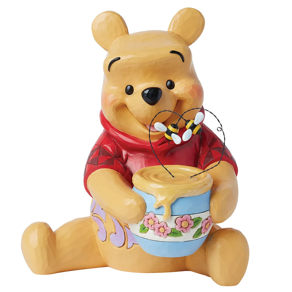 Jim Shore Disney Traditions Pooh With Honey Pot Figurine, 12" for only USD 189.99 | Hallmark