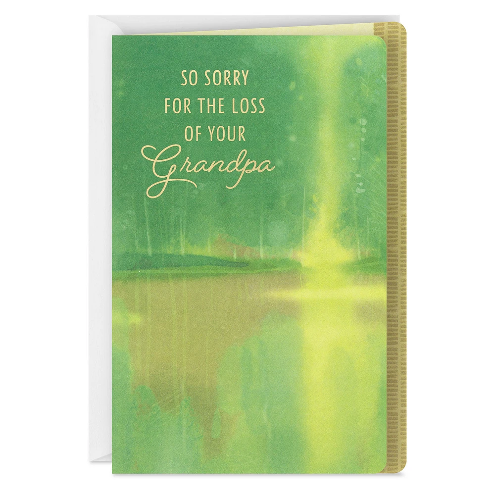 Wisdom, Memories and Love Sympathy Card for Loss of Grandpa for only USD 4.59 | Hallmark