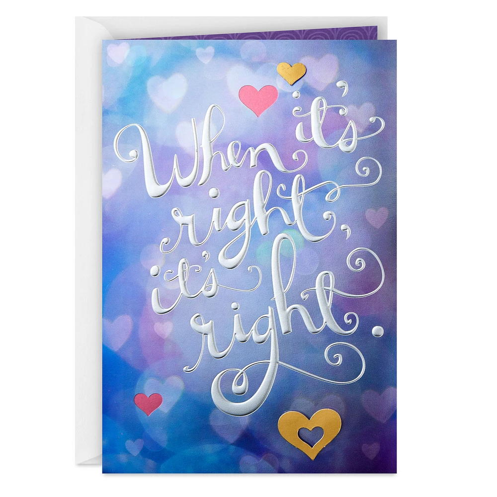 When It's Right Engagement Congratulations Card for only USD 7.59 | Hallmark