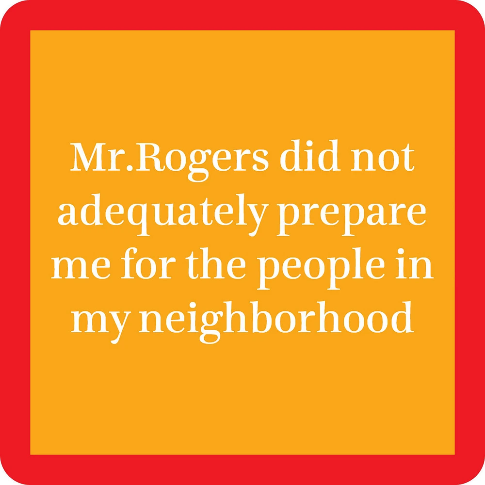 Drinks on Me Mr. Rogers Funny Coaster for only USD 4.99 | Hallmark