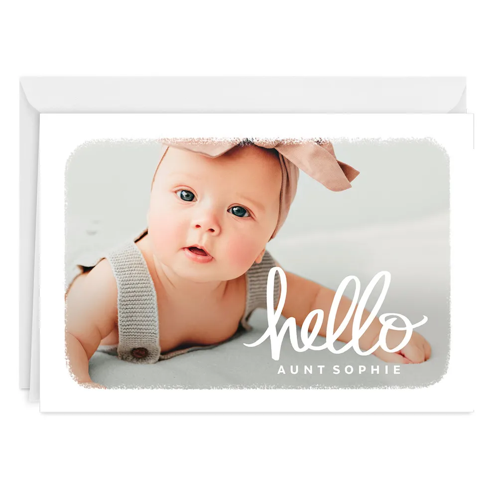 Hello Horizontal Custom Thinking of You Card for only USD 4.99 | Hallmark