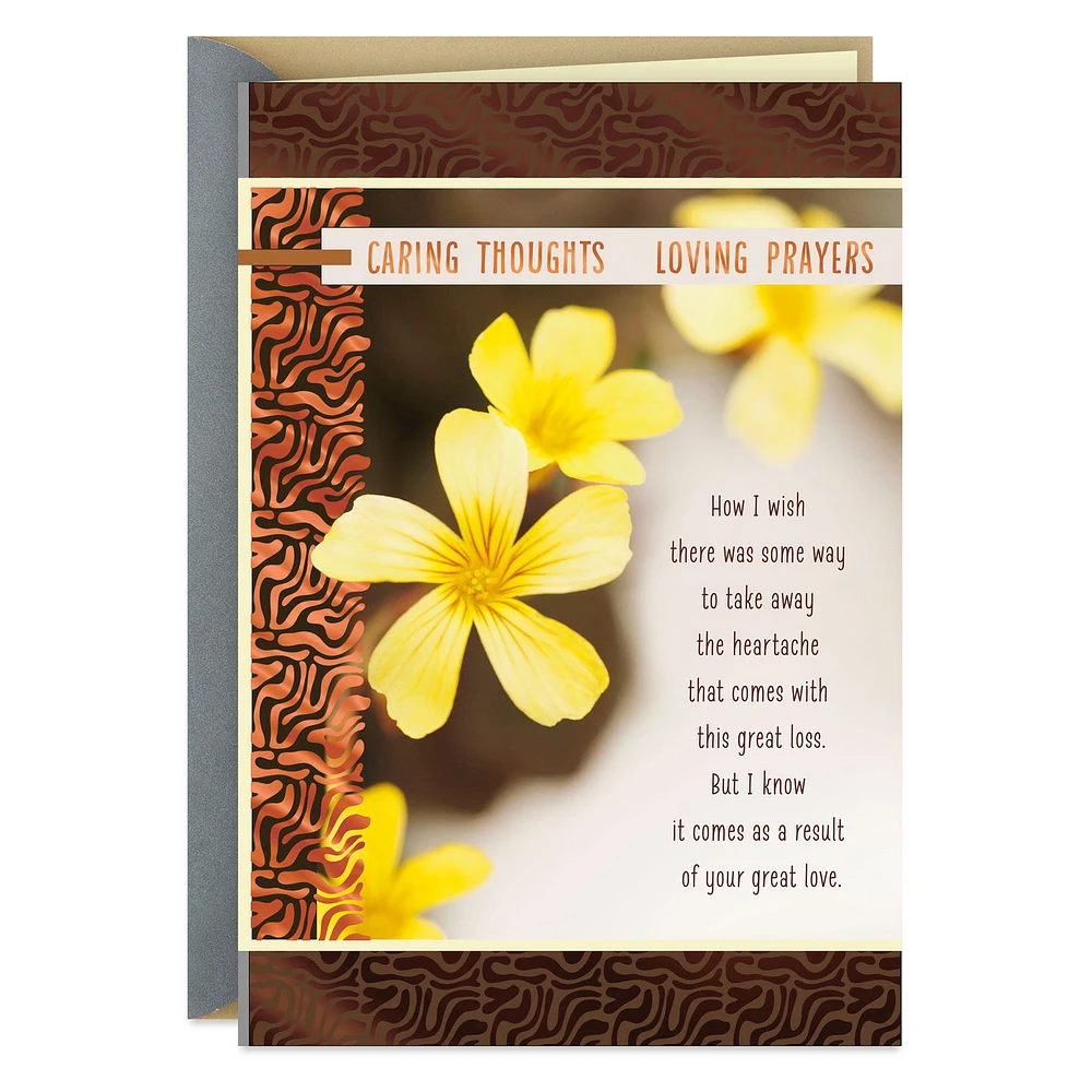 Caring Thoughts and Loving Prayers Religious Sympathy Card for only USD 3.59 | Hallmark