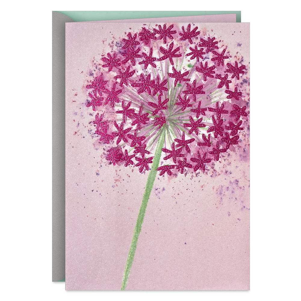 Purple Allium Flower Blank Card for only USD 4.59 | Hallmark