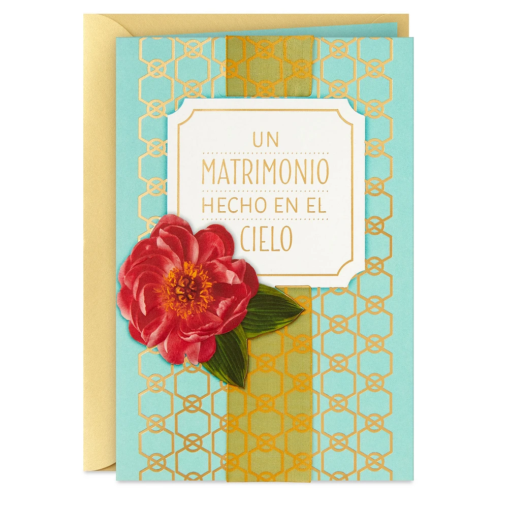 Made in Heaven Spanish-Language Wedding Card for Couple for only USD 5.99 | Hallmark