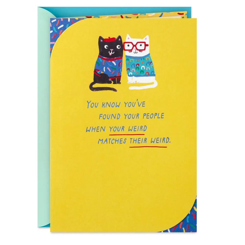 My Kind of Weirdo Friendship Card for only USD 4.29 | Hallmark