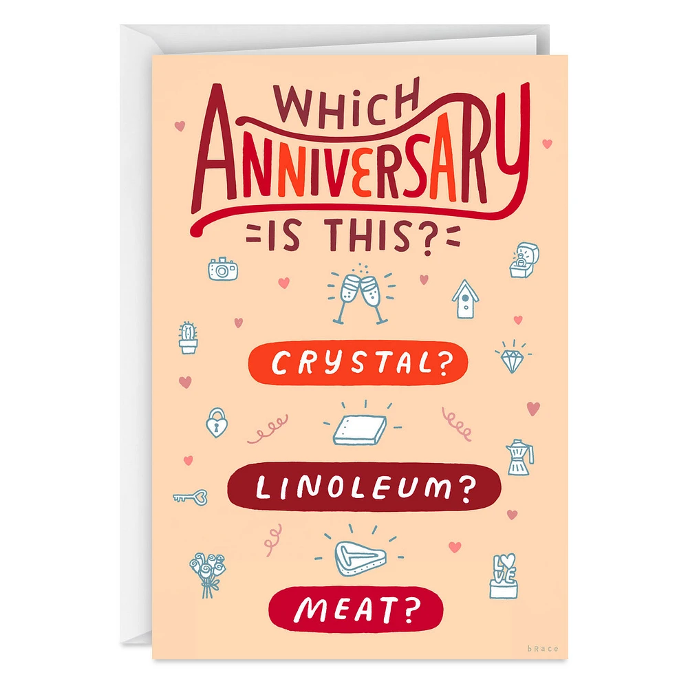 Milestone Gift Themes Funny Anniversary Card for only USD 3.99 | Hallmark