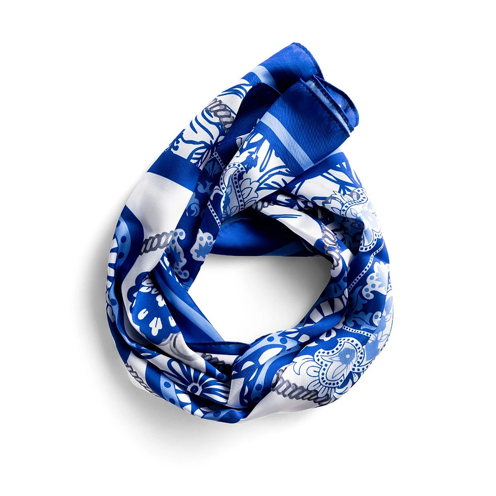 Sylvia Mollie Blue and White Delight Fashion Scarf for only USD 15.99 | Hallmark