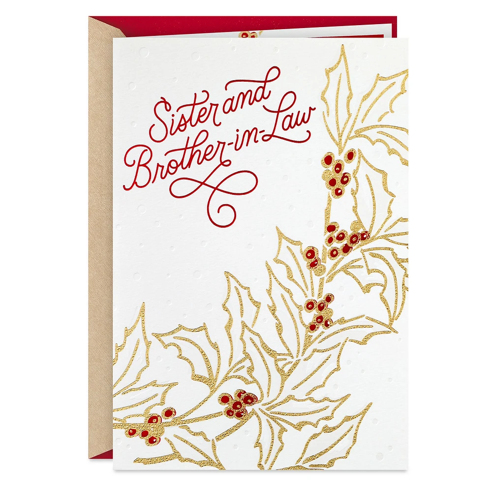 The Love We Share Christmas Card for Sister and Brother-in-Law for only USD 5.59 | Hallmark