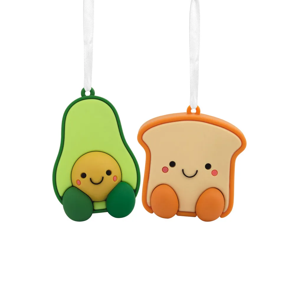 Better Together Avocado and Toast Magnetic Hallmark Ornaments, Set of 2 for only USD 11.49 | Hallmark