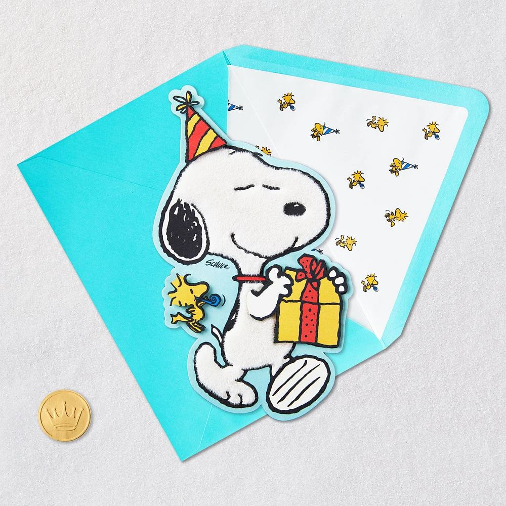 Peanuts® Snoopy and Woodstock Happiness Is Celebrating You Birthday Card for only USD 7.59 | Hallmark