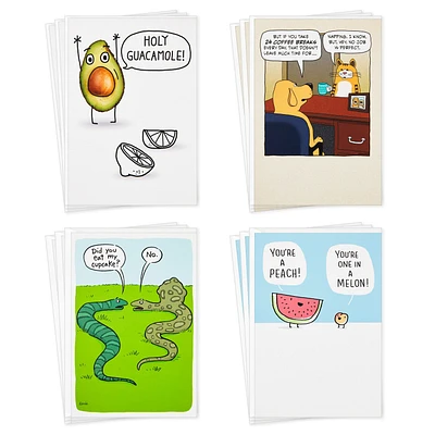 Funny All-Occasion Boxed Blank Cards Assortment, Pack of 12 for only USD 9.99 | Hallmark