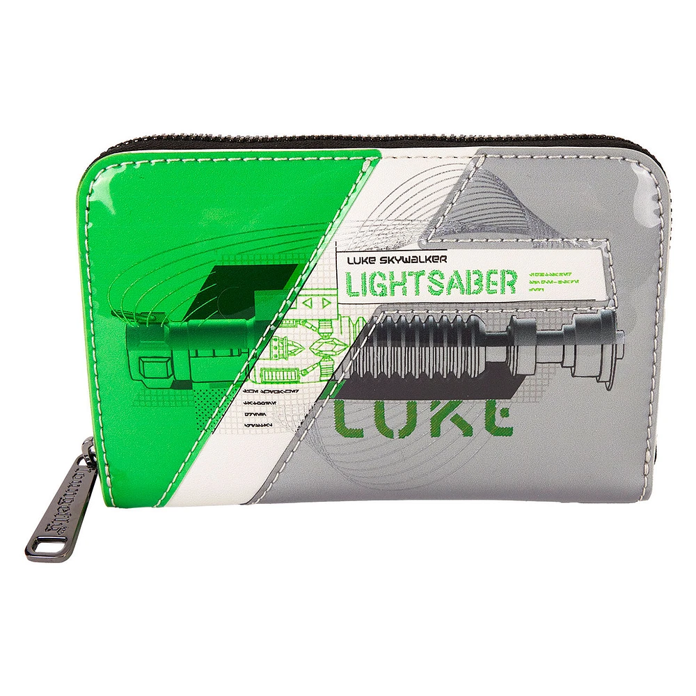 Loungefly Star Wars Luke Skywalker Lightsaber Zip-Around Wallet for only USD 40.00 | Hallmark