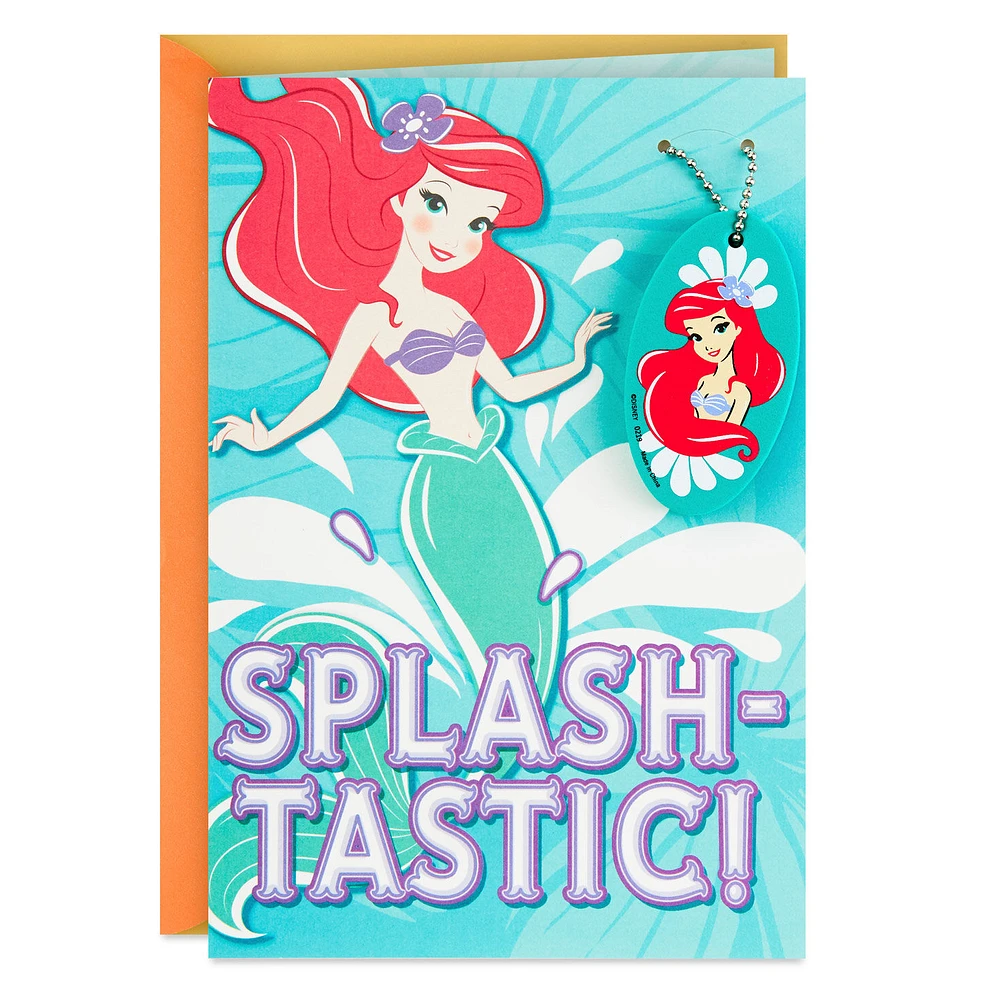 Disney The Little Mermaid Ariel Birthday Card With Keychain for Her for only USD 6.59 | Hallmark