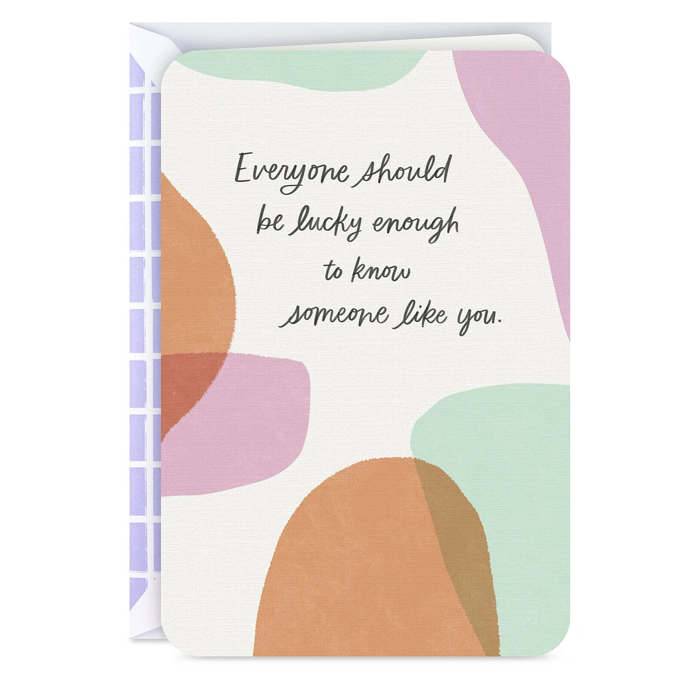 So Lucky to Know Someone Like You Thank You Card for only USD 2.99 | Hallmark