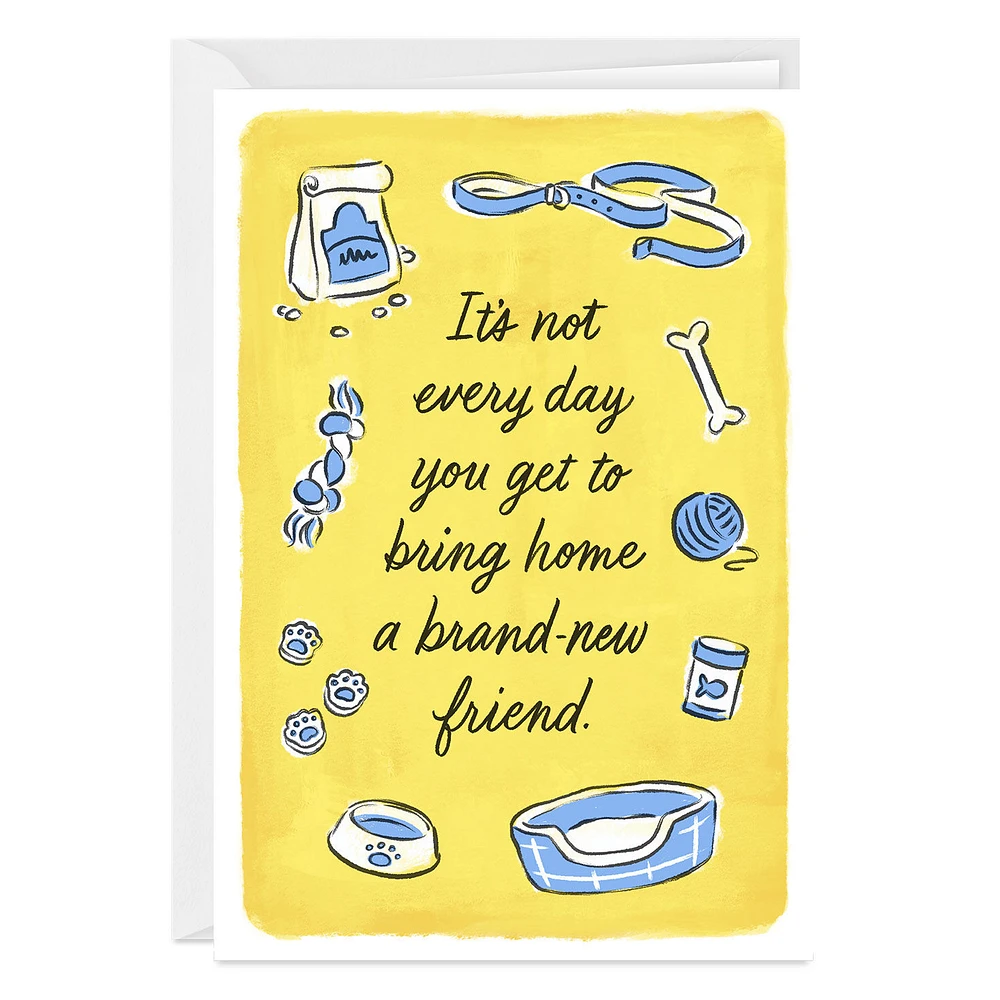 New Dog Custom Congratulations Card for only USD 4.99 | Hallmark