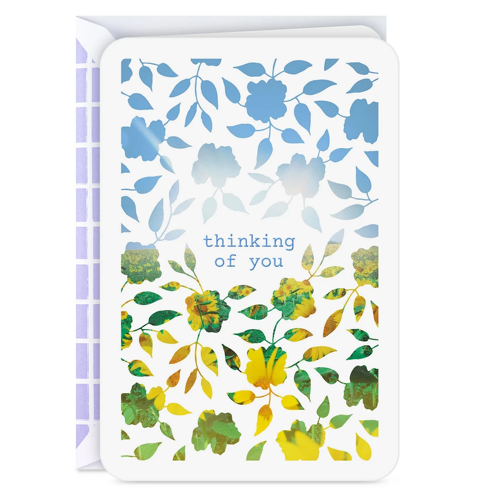 Caring Thoughts Shining Through Thinking of You Card for only USD 2.99 | Hallmark