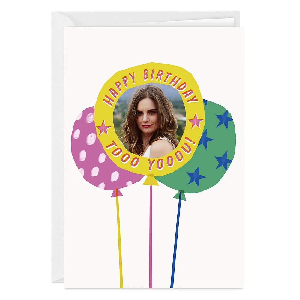 Bold and Bright Balloons Custom Birthday Card for only USD 4.99 | Hallmark