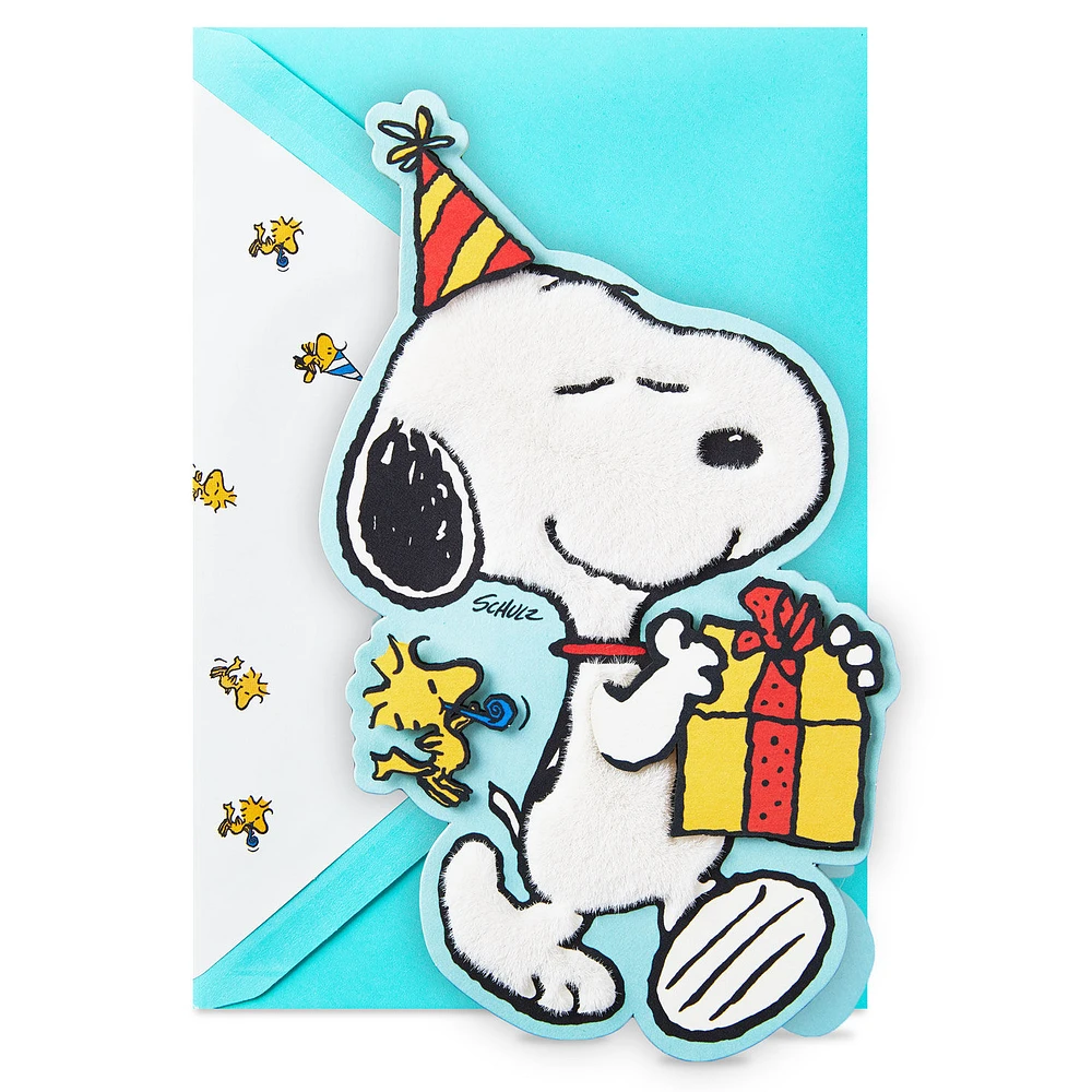 Peanuts® Snoopy and Woodstock Happiness Is Celebrating You Birthday Card for only USD 7.59 | Hallmark